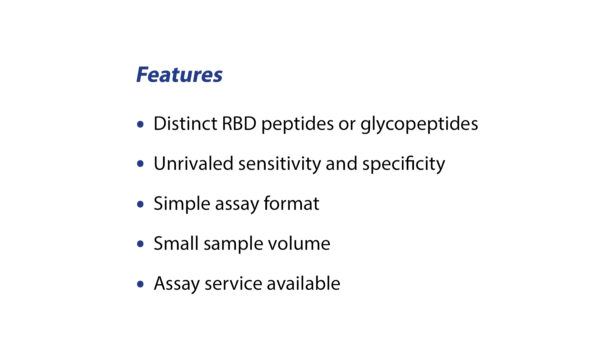 SARS-CoV-2 RBD Peptide and Glycopeptide Array